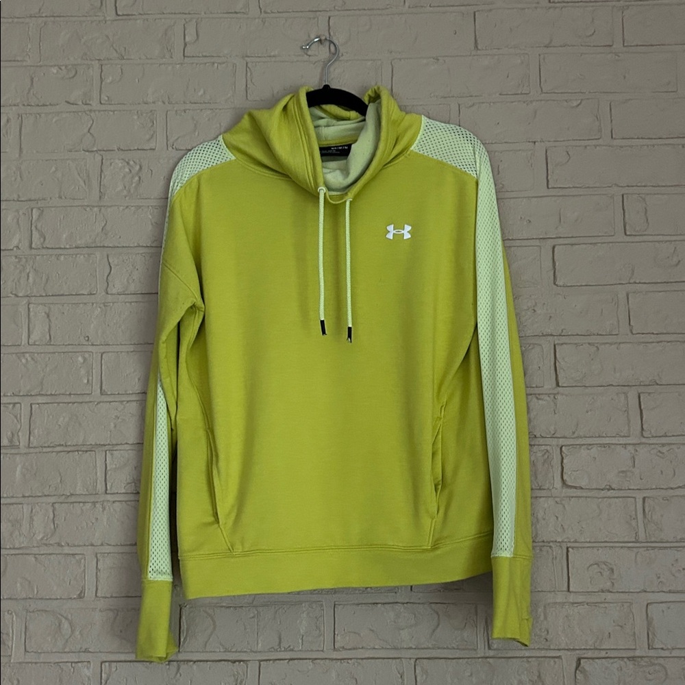 Under Armour Lime Green Hoodie Size Medium